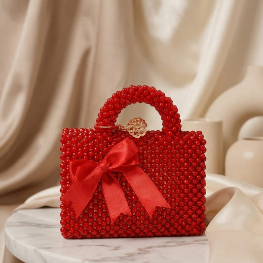 Handmade Beaded Mini Handbag