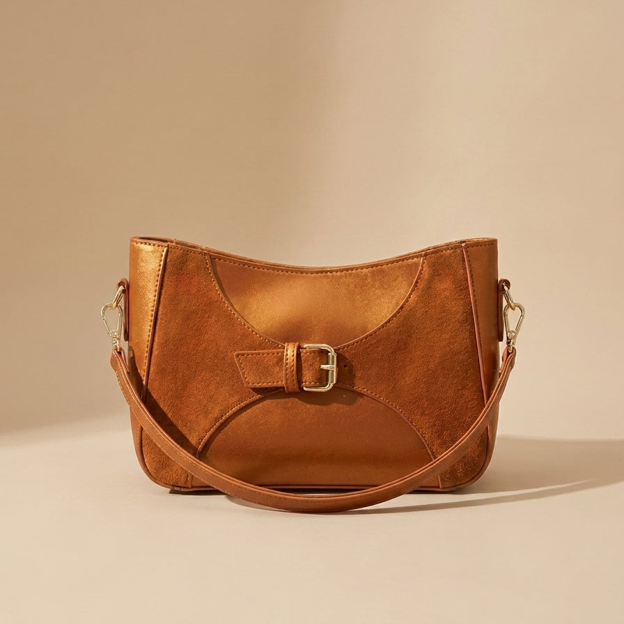 Luna Buckle Shoulder Bag