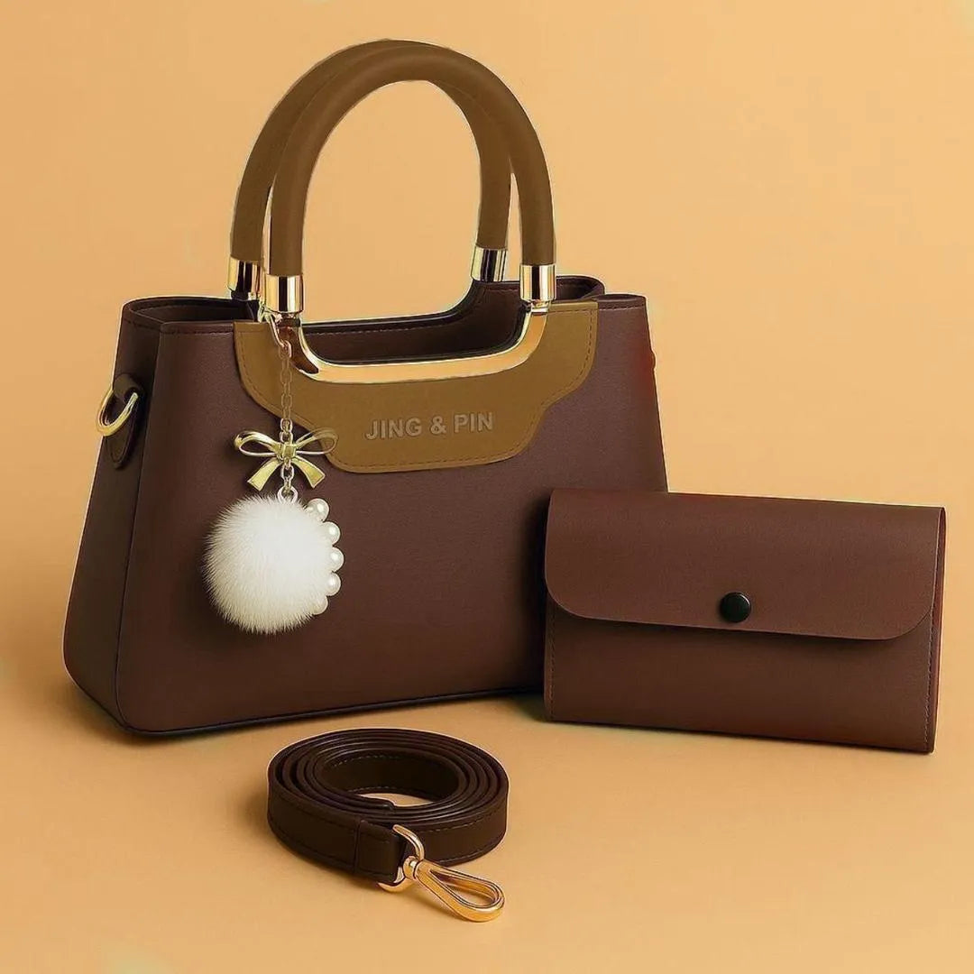 Leather Shoulder Bag Set for Women | Stylish Combo Handbags | Premium Quality Bags