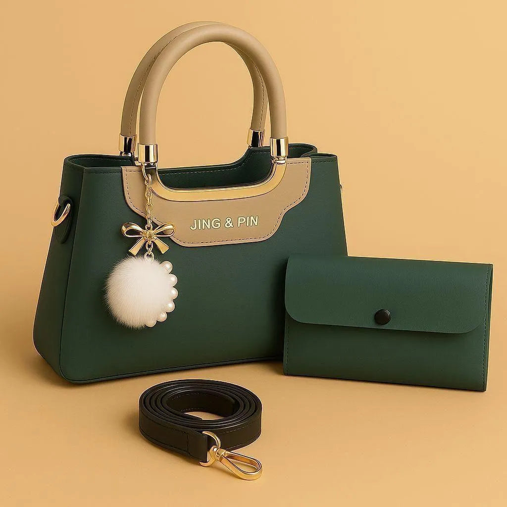 Leather Shoulder Bag Set for Women | Stylish Combo Handbags | Premium Quality Bags