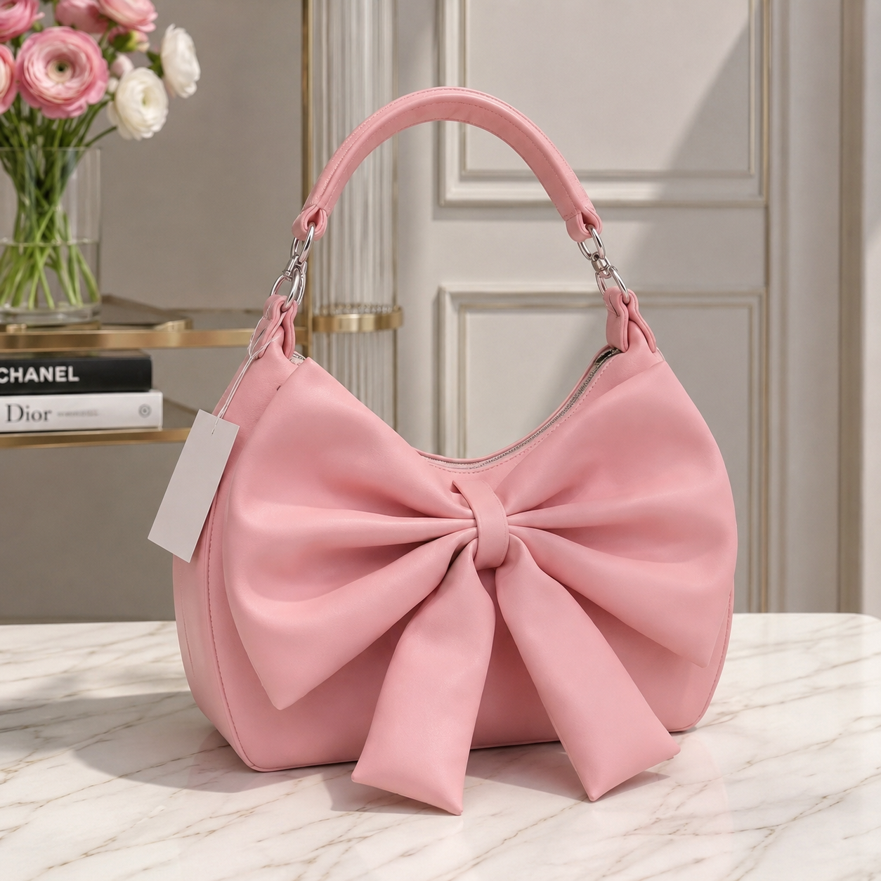 Luxury Bow Shoulder Bag for Women