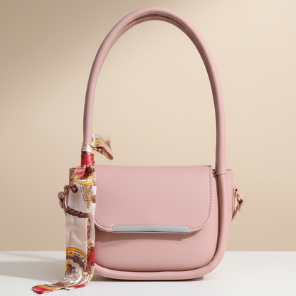 pink crossbody handbag – front view stylish design، daily use ke liye perfect