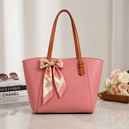 Elegant Ivory Tote Bag Premium Everyday Shoulder Handbag