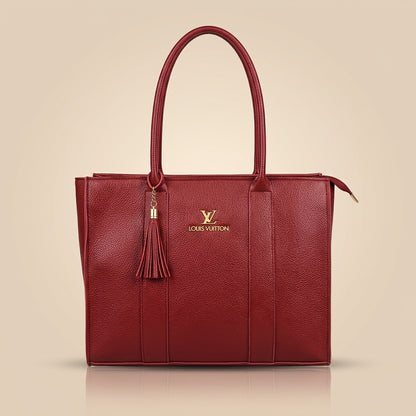 Elegant Shoulder Handbag with Tassel Ladies Bag