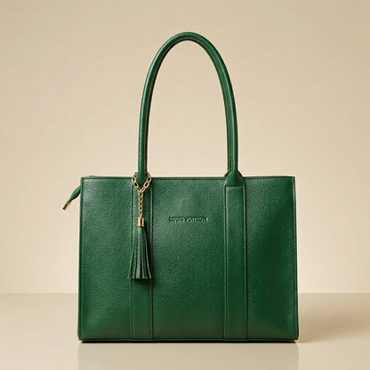 Elegant Shoulder Handbag with Tassel Ladies Bag