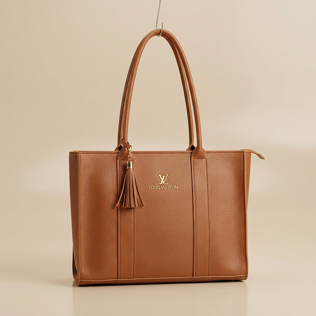 Elegant Shoulder Handbag with Tassel Ladies Bag
