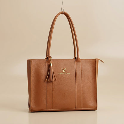 Elegant Shoulder Handbag with Tassel Ladies Bag