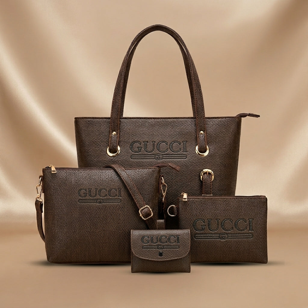 Luxury 4 Pieces Women Handbag Set For Women