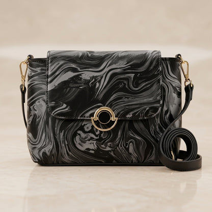 Elegant Marble Crossbody Bag for Women