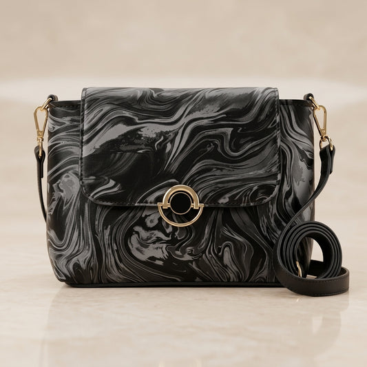 Elegant Marble Crossbody Bag for Women