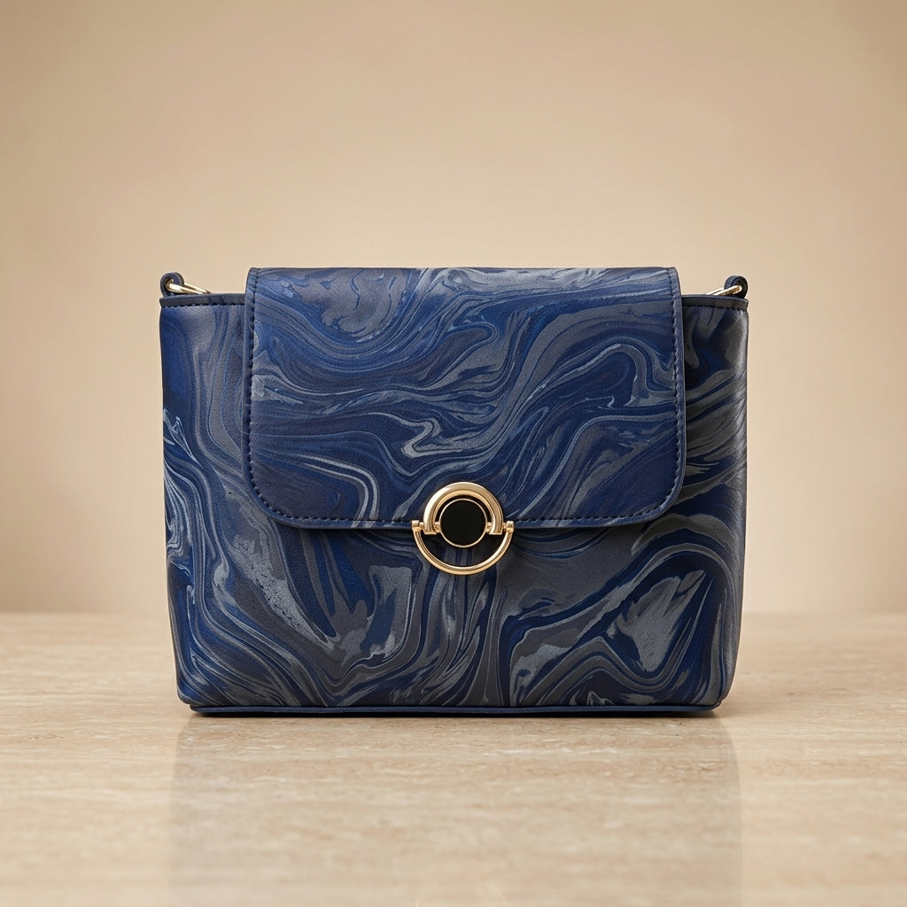 Elegant Marble Crossbody Bag for Women