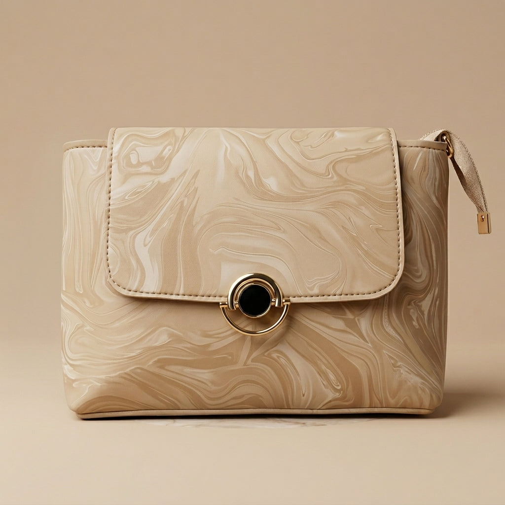 Elegant Marble Crossbody Bag for Women
