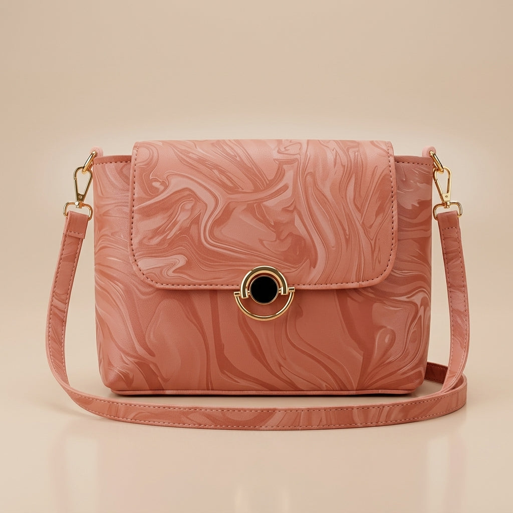 Elegant Marble Crossbody Bag for Women