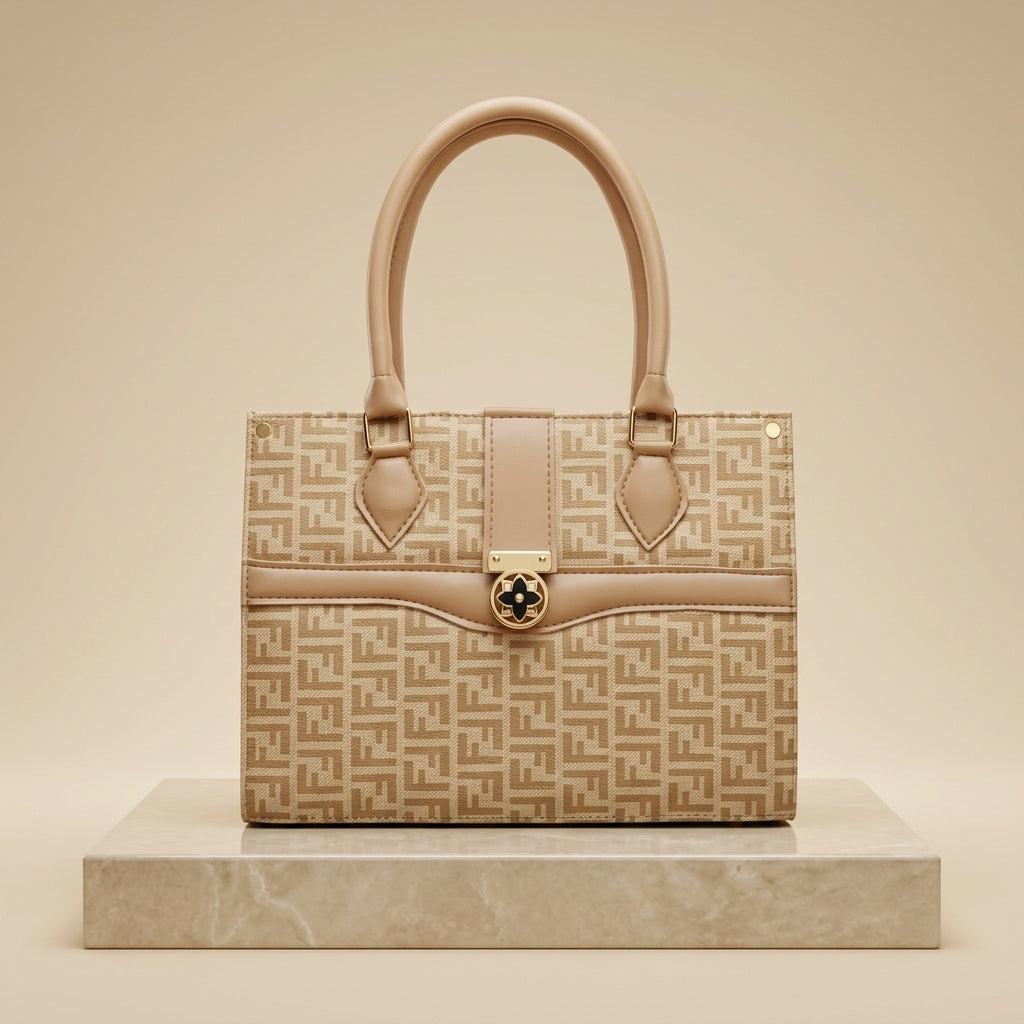 Luxury Monogram Top Handle Bag for Women