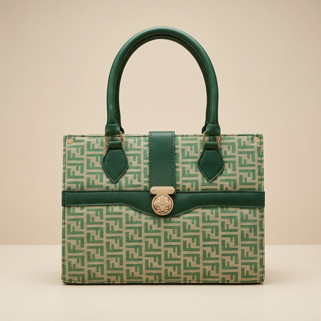 Luxury Monogram Top Handle Bag for Women
