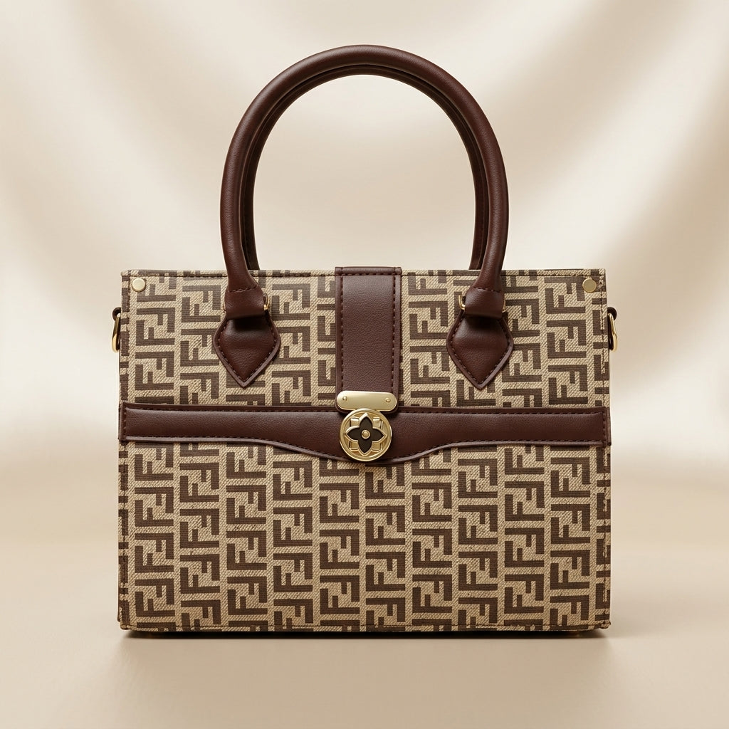 Luxury Monogram Top Handle Bag for Women
