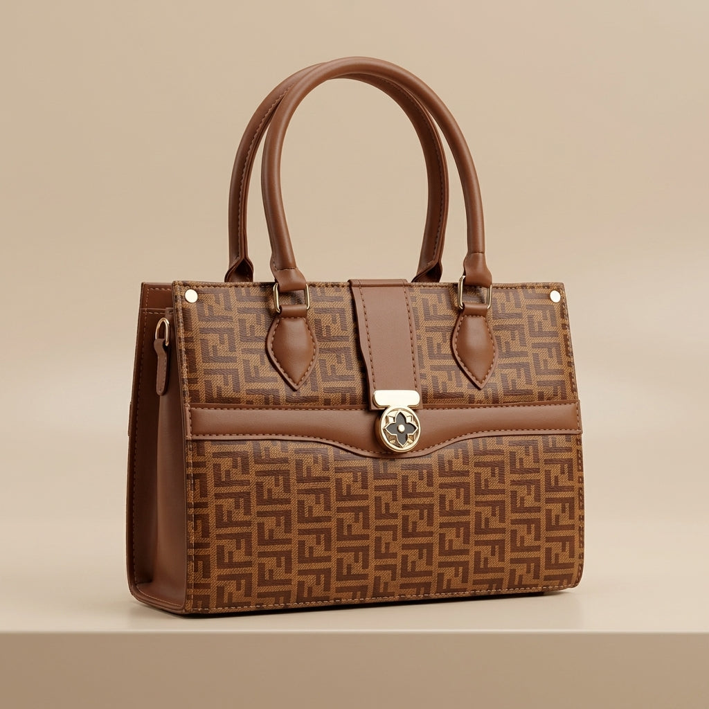 Luxury Monogram Top Handle Bag for Women