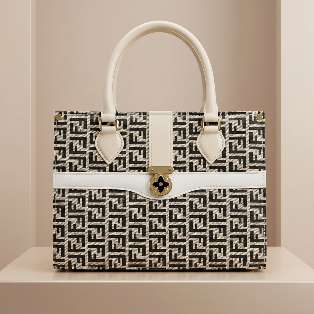 Luxury Monogram Top Handle Bag for Women