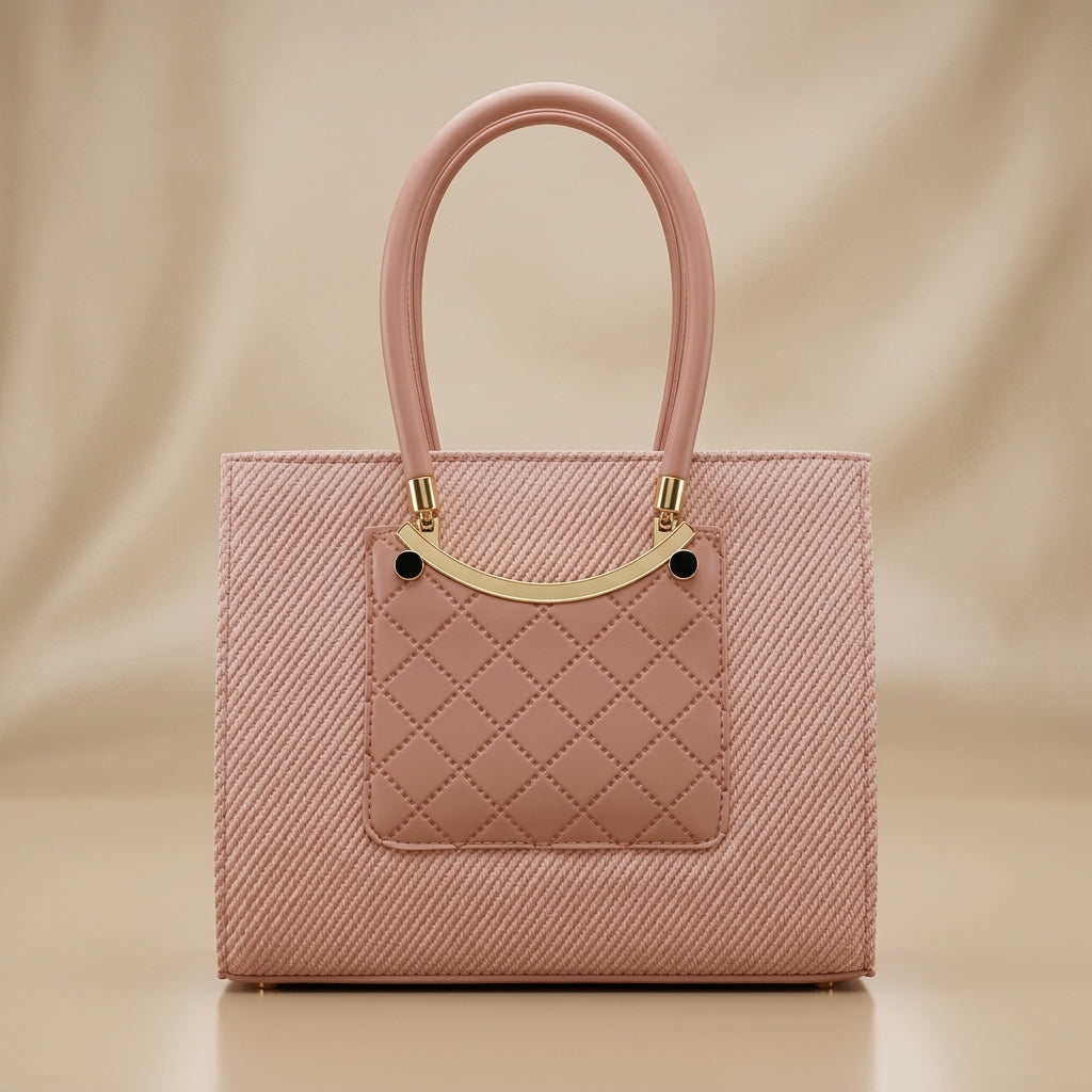 Elegant Quilted Tote Bag for Women