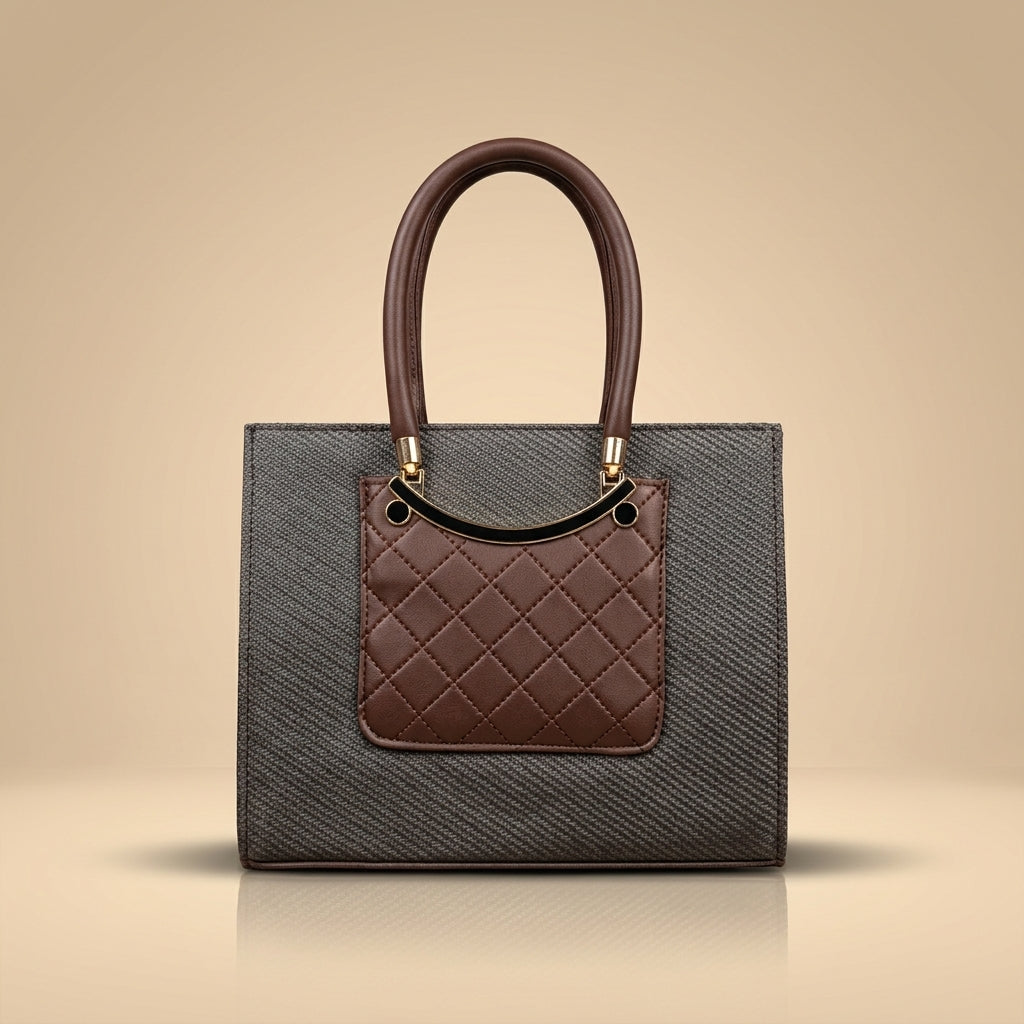 Elegant Quilted Tote Bag for Women
