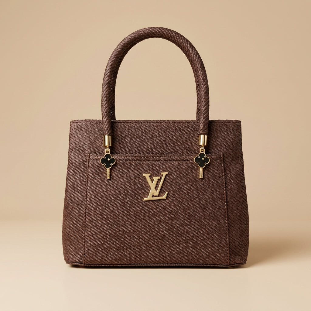 Elegant Designer Top Handle Handbag