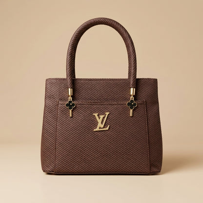 Elegant Designer Top Handle Handbag