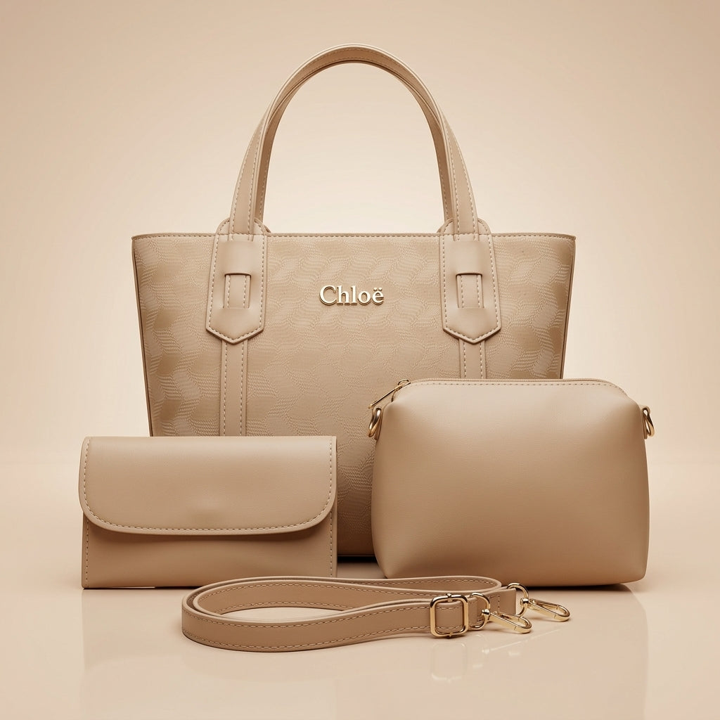 Premium 3 Piece Ladies Bag Set