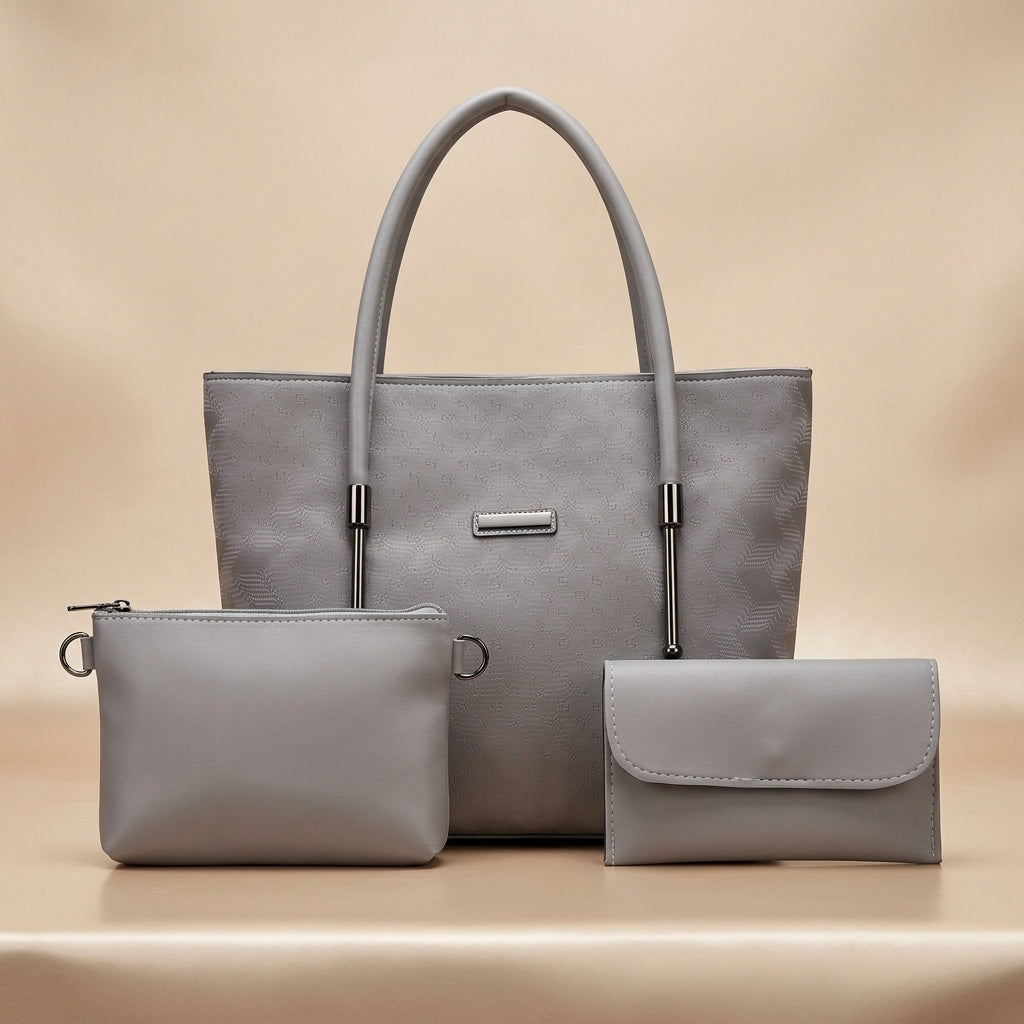 Premium 3 Pcs Shoulder Bag Set for Women