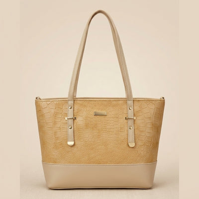 Luxury Croc Texture Tote Bag for Women