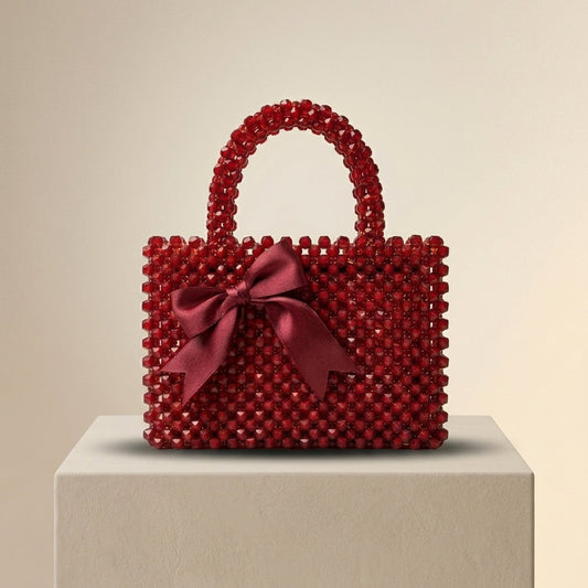 Handmade Beaded Mini Handbag