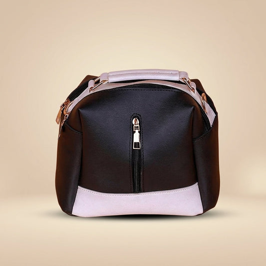 Fashionable Black & White Crossbody Shoulder Bag