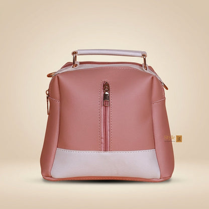Fashionable Black & White Crossbody Shoulder Bag