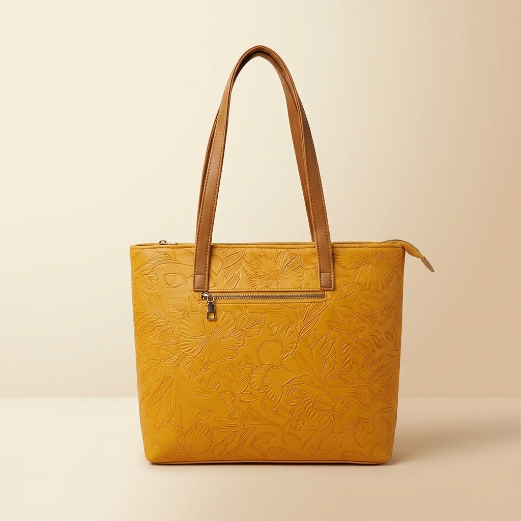 Trendy Leather Tote Bag for Women