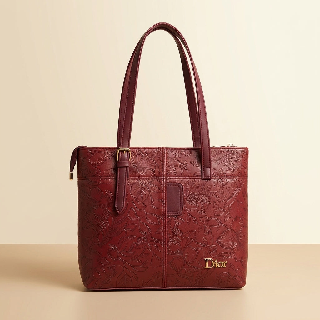 Trendy Leather Tote Bag for Women