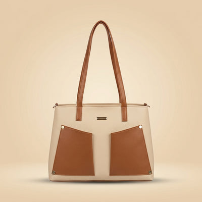 Premium Two-Tone Tote Bag for Women