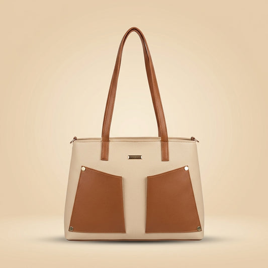 Premium Two-Tone Tote Bag for Women