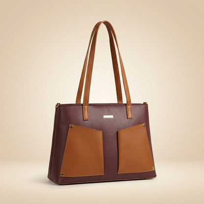 Premium Two-Tone Tote Bag for Women