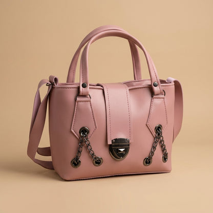 Elegant Luxe Chain Tote Bag