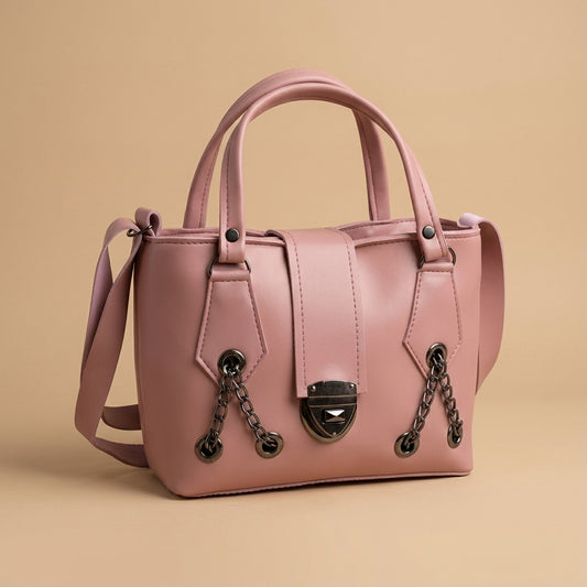 Elegant Luxe Chain Tote Bag