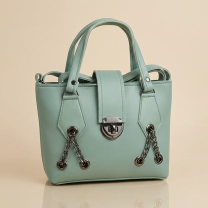 Elegant Luxe Chain Tote Bag