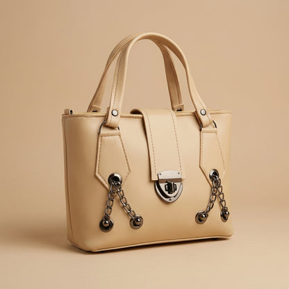 Elegant Luxe Chain Tote Bag
