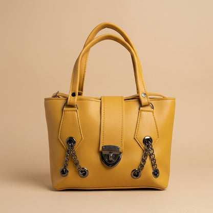 Elegant Luxe Chain Tote Bag