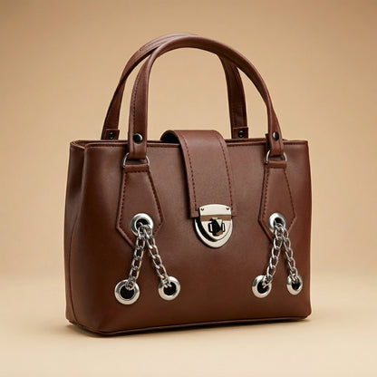 Elegant Luxe Chain Tote Bag