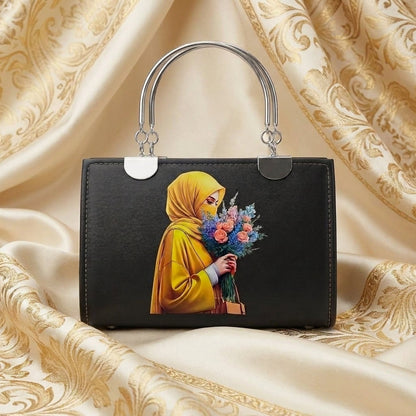 Elegant Hijabi Girl Printed Handbag for Women