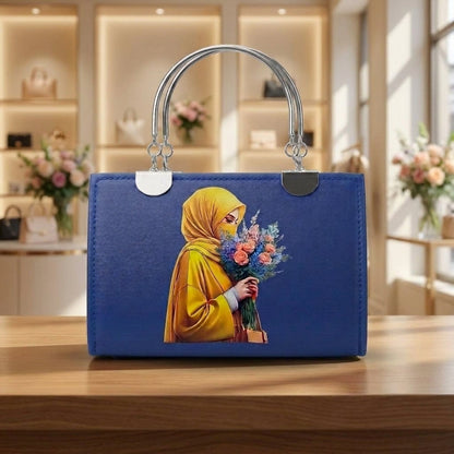 Elegant Hijabi Girl Printed Handbag for Women