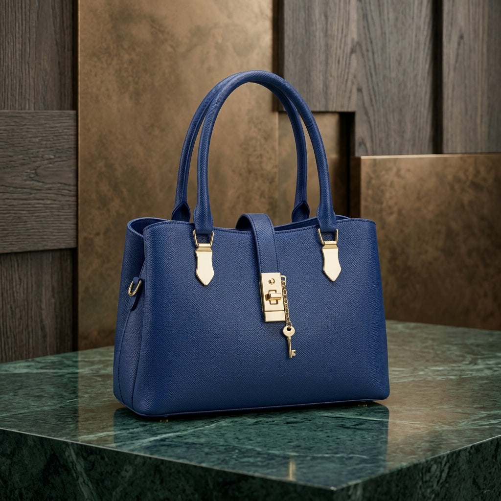 Luxury Lock Detail Handbag for Women