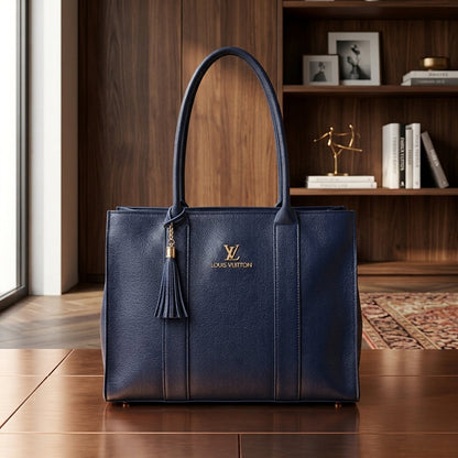Premium Shoulder Handbag with Tassel Detail